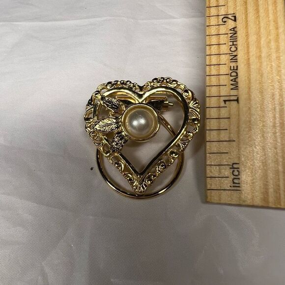 Vintage Gold Tone Scarf Clip - Picture 6 of 7